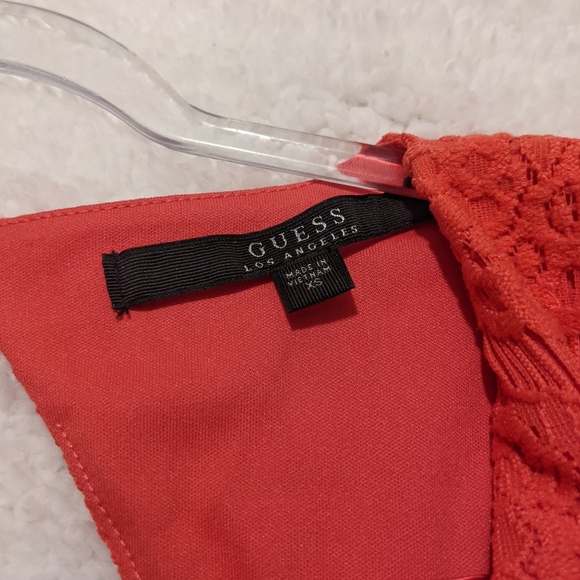 Guess Lyna Lace Dress in coral - Picture 4 of 4